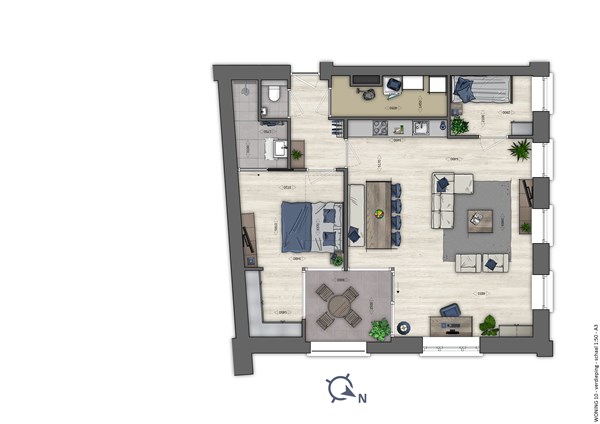 Plattegrond - Bergstraat 50N, 5051 HC Goirle - woning 10.jpg